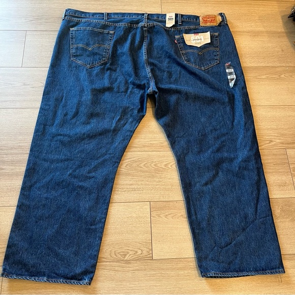NWT Levi’s Men’s Big Tall 501 Original Fit Straight Leg Jean Size 58x30 - Picture 4 of 5